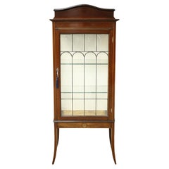 Vintage Edwardian mahogany glazed cabinet