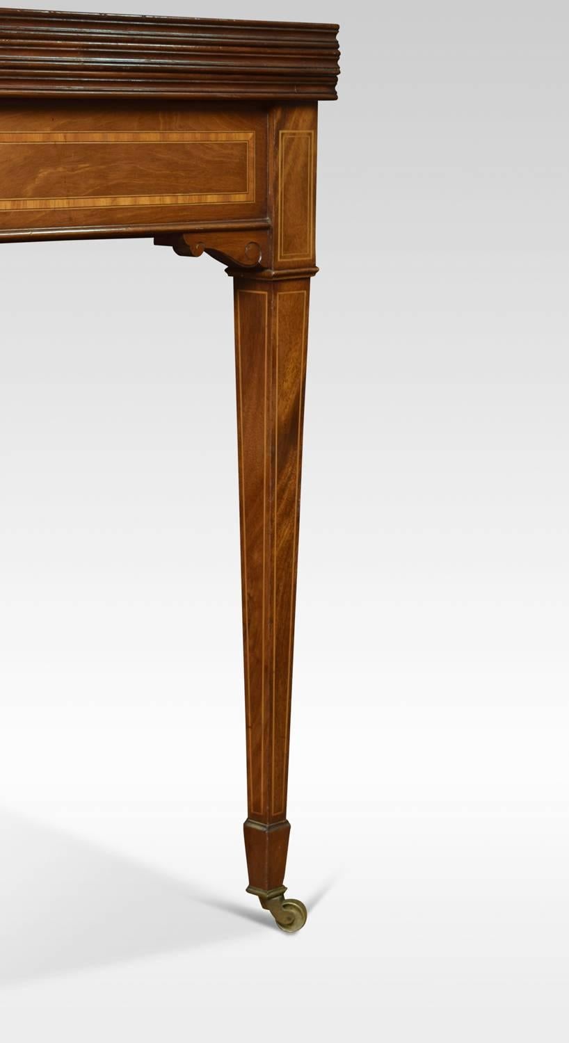 Edwardian Mahogany Inlaid Roulette Games Table 1