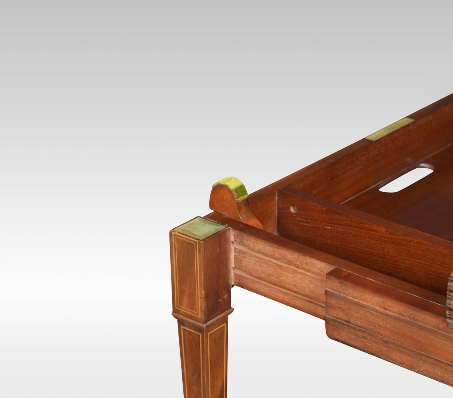 Edwardian Mahogany Inlaid Roulette Games Table 2