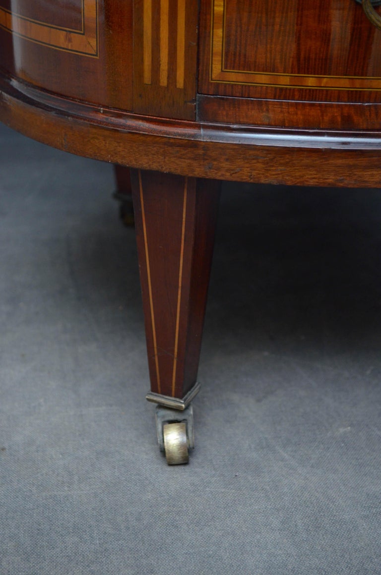 Edwardian Mahogany Kidney Shaped Desk at 1stDibs