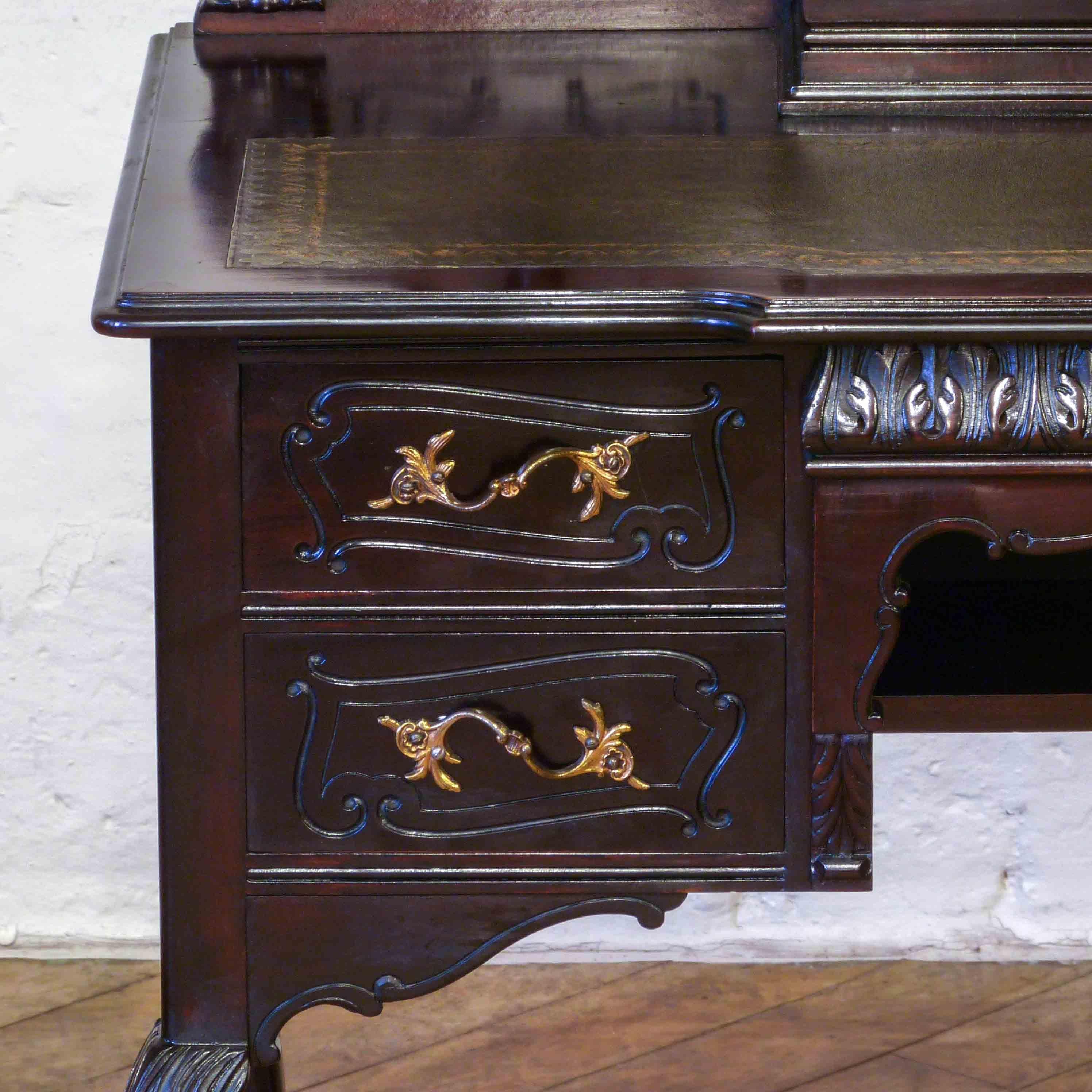 Edwardian Mahogany Ladies Writing Desk 1