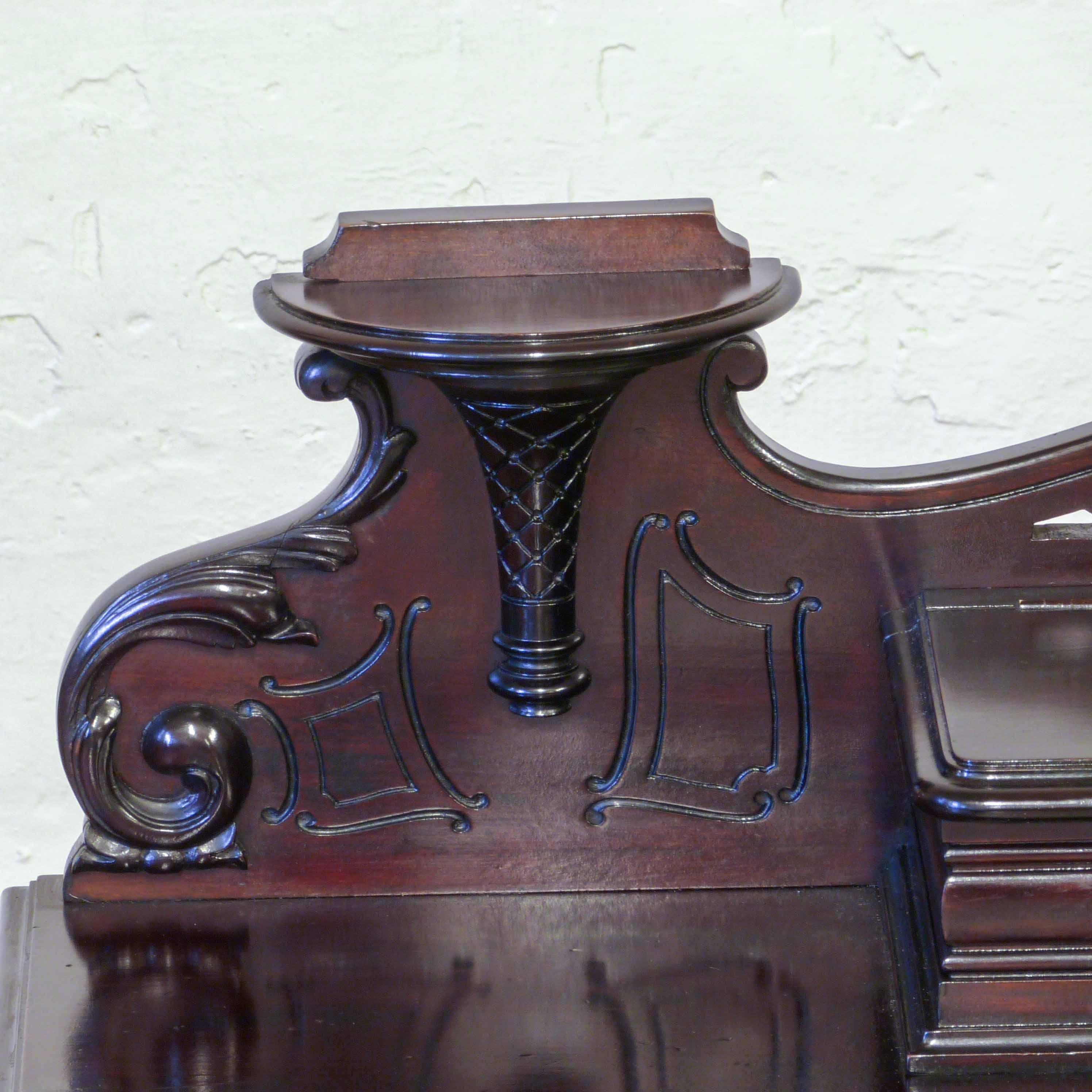 Edwardian Mahogany Ladies Writing Desk 2