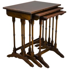 Edwardian Mahogany Nest Tables