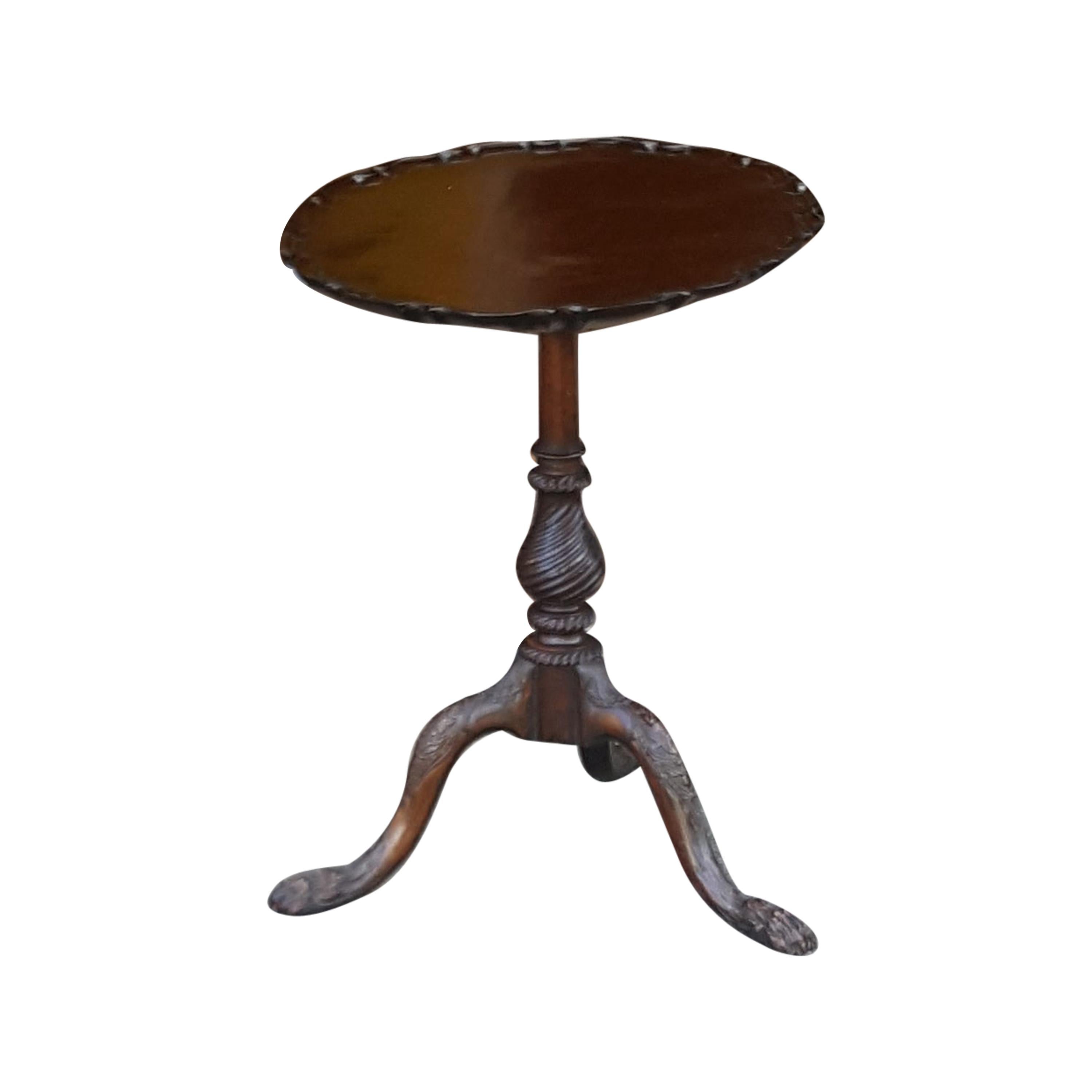 Edwardian Mahogany Oval Side Table For Sale at 1stDibs