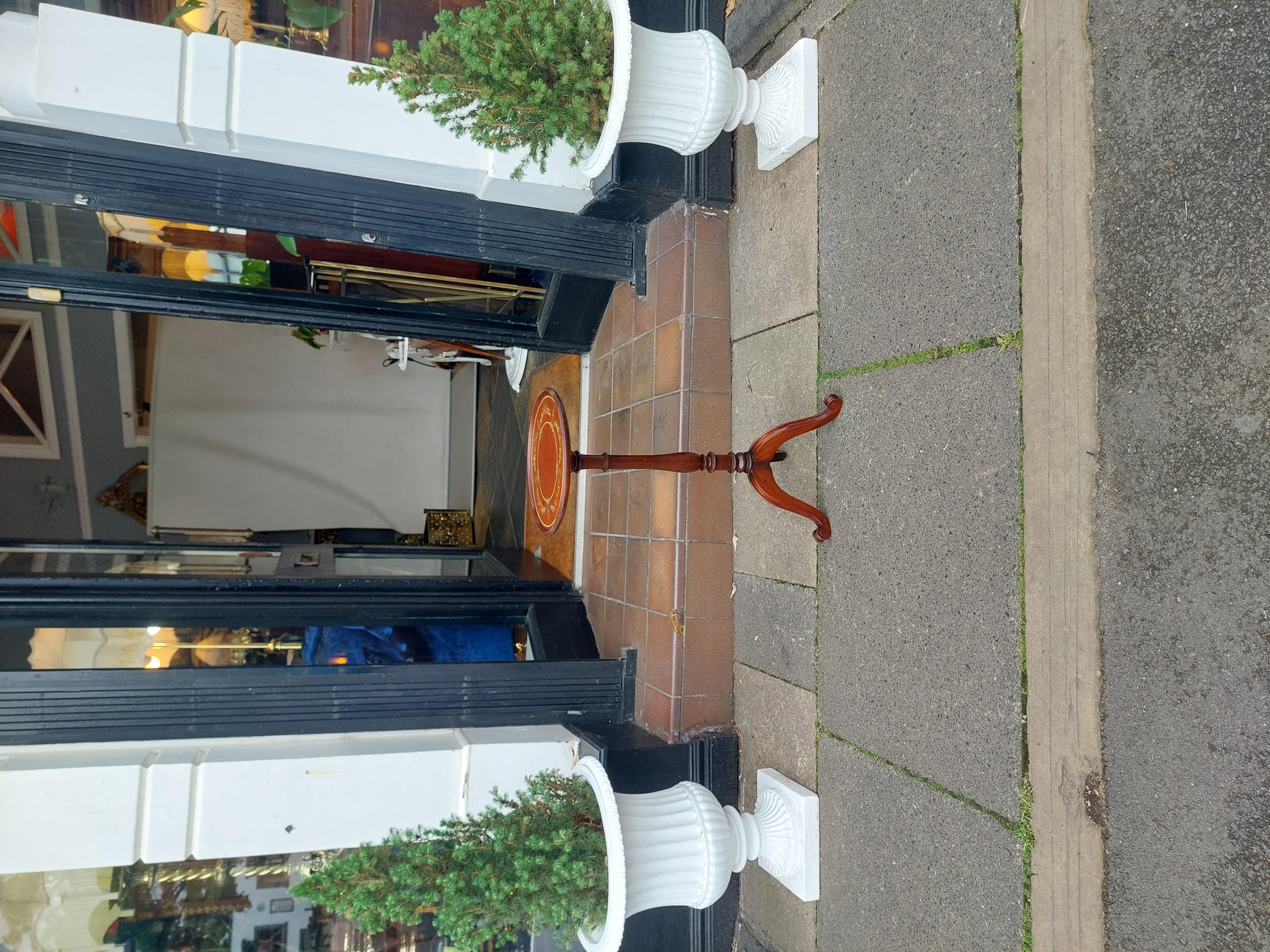 Edwardian Mahogany Painted Wine Table For Sale 2