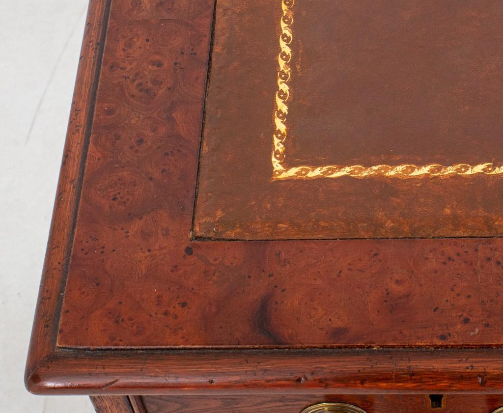 Edwardian Mahogany Partner's Desk In Good Condition For Sale In New York, NY