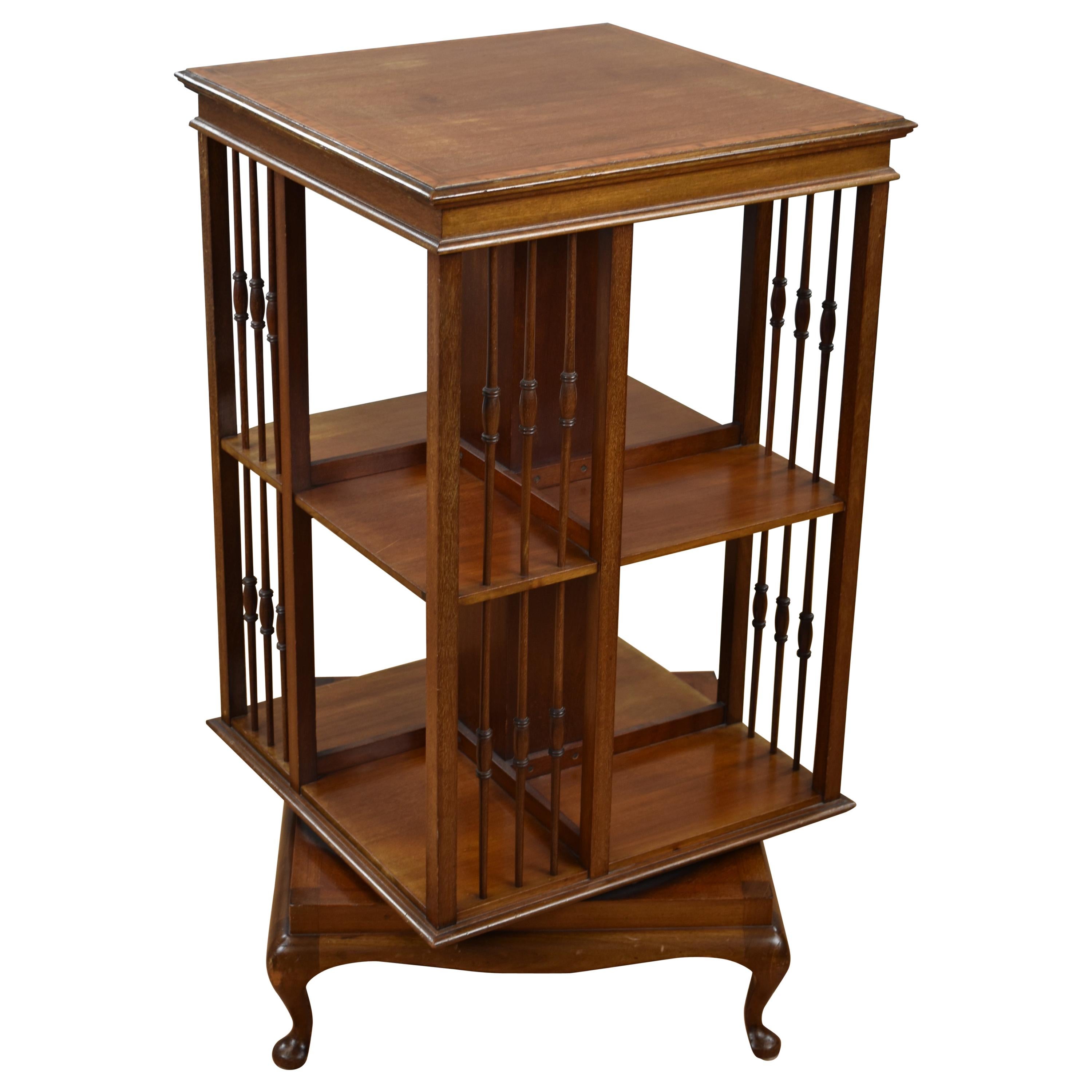 Antique Revolving Book Stand 6 For Sale on 1stDibs