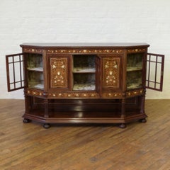 Edwardian Mahogany Side Cabinet by T.Simpson & Sons