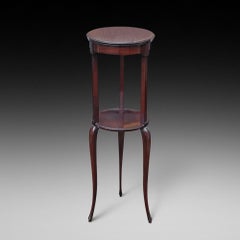 Edwardian Mahogany Side Table/Torchere Stand