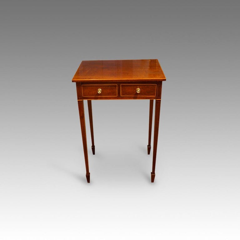 Edwardian Mahogany Small Side Table