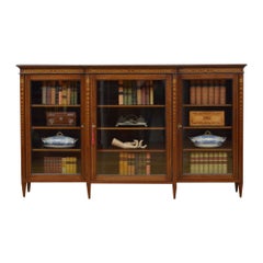 Edwardian Mahogany Three Section Bookcase