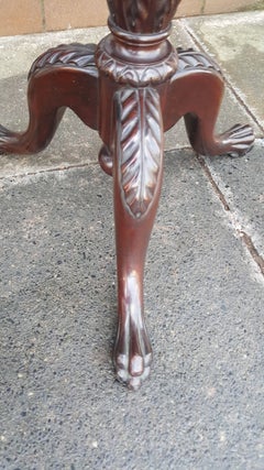 Edwardian Mahogany Torchere