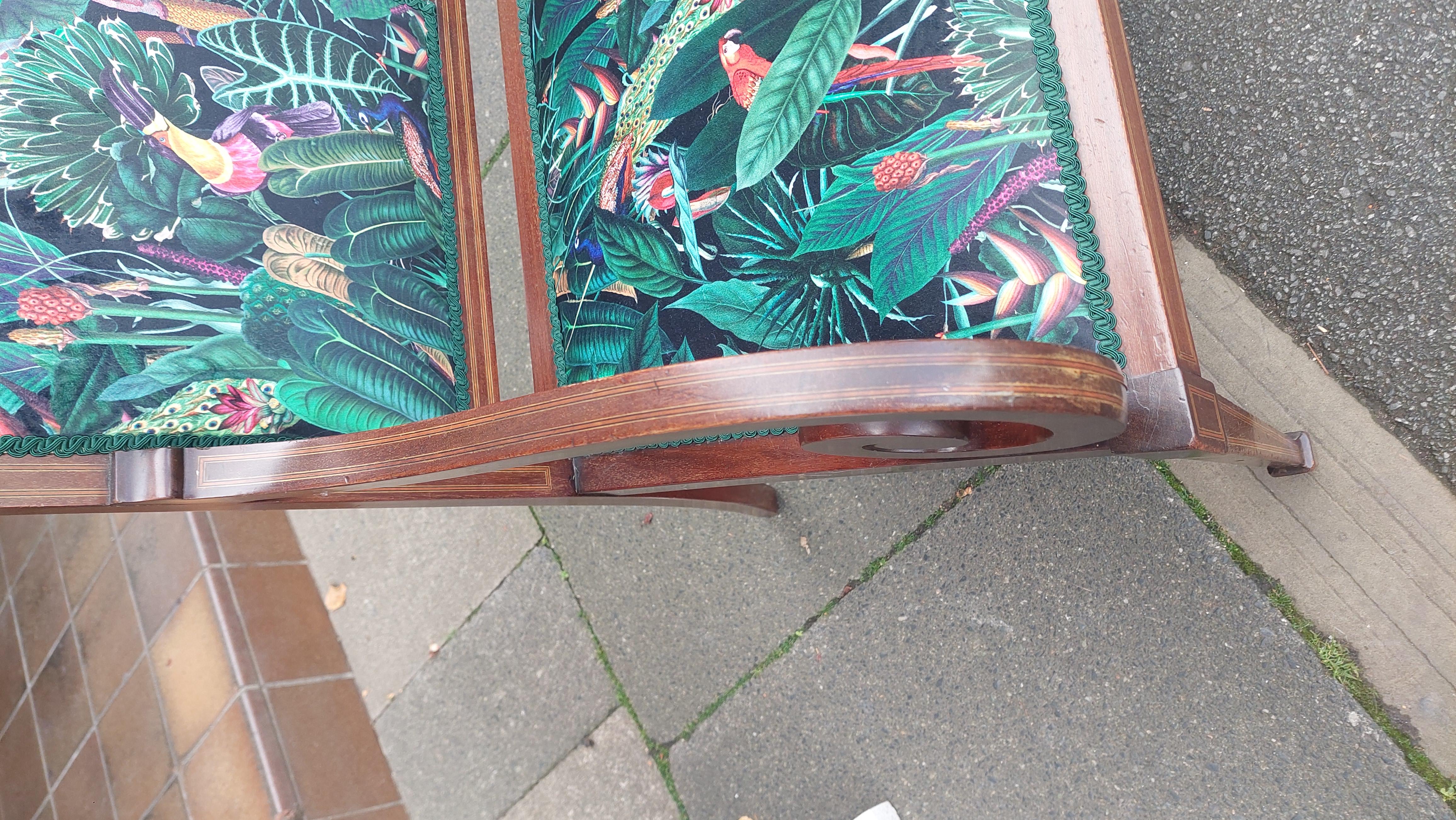 Edwardian Mahogany Two Seater Sofa Settee For Sale 2