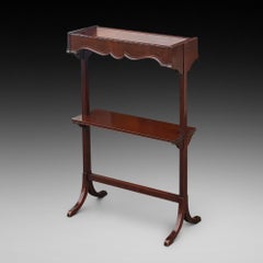 Edwardian Mahogany Two-Tier Library Book Trough by Waring and Gillows