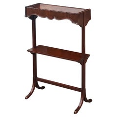 Edwardian Mahogany Two-Tier Library Book Trough by Waring and Gillows