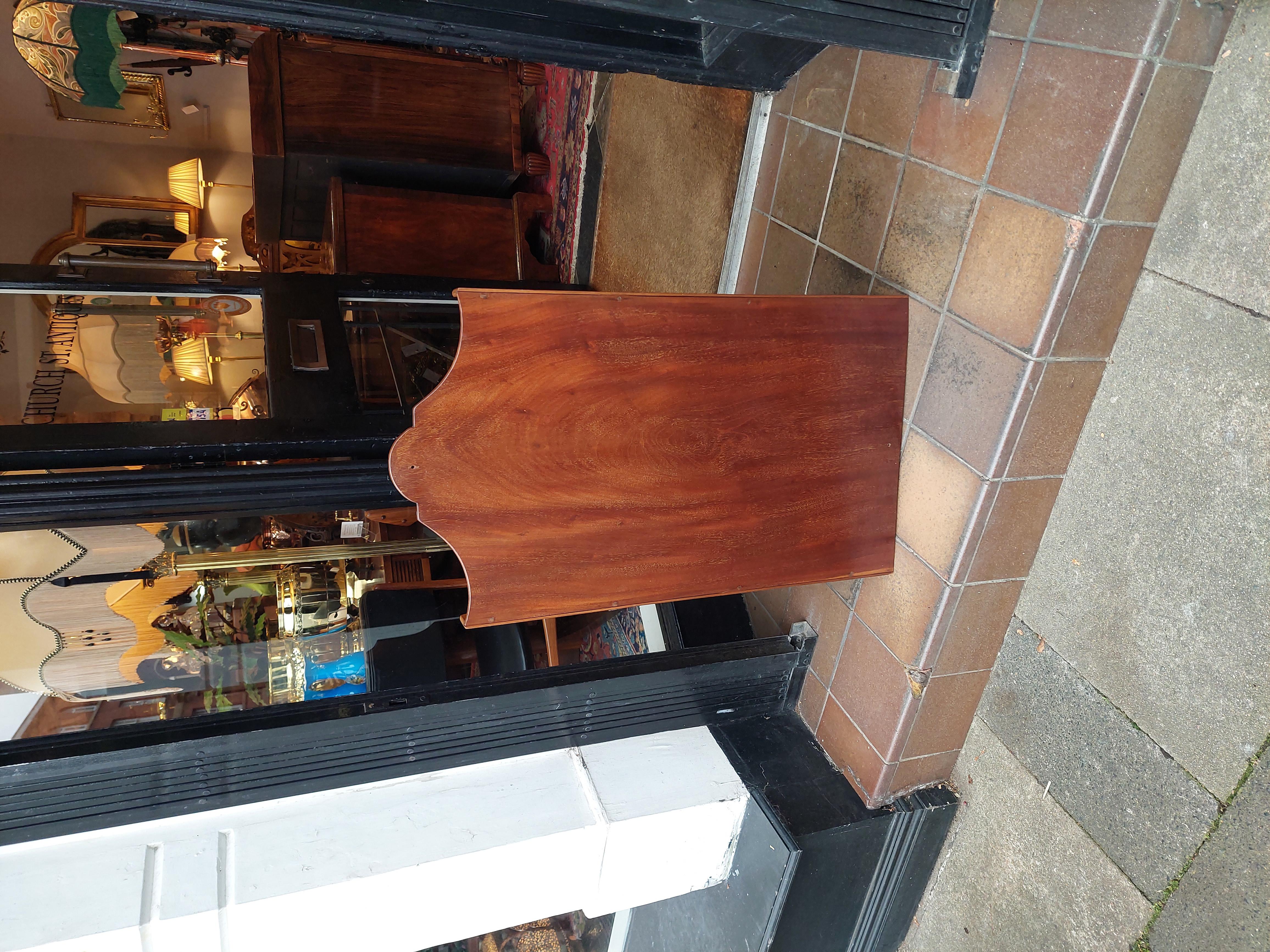 Edwardian Mahogany Wall Hanging Book Shelves For Sale 3