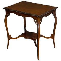 Edwardian Mahogany Window Table