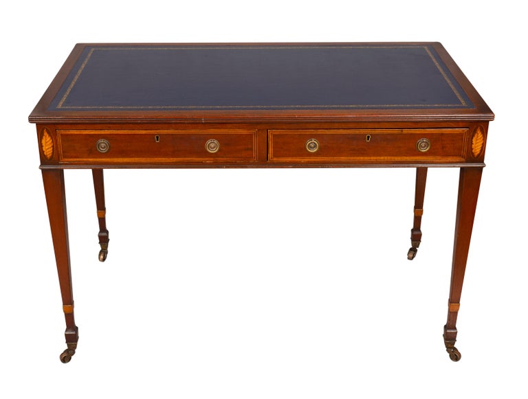 Edwardian Mahogany Writing Table For Sale at 1stDibs