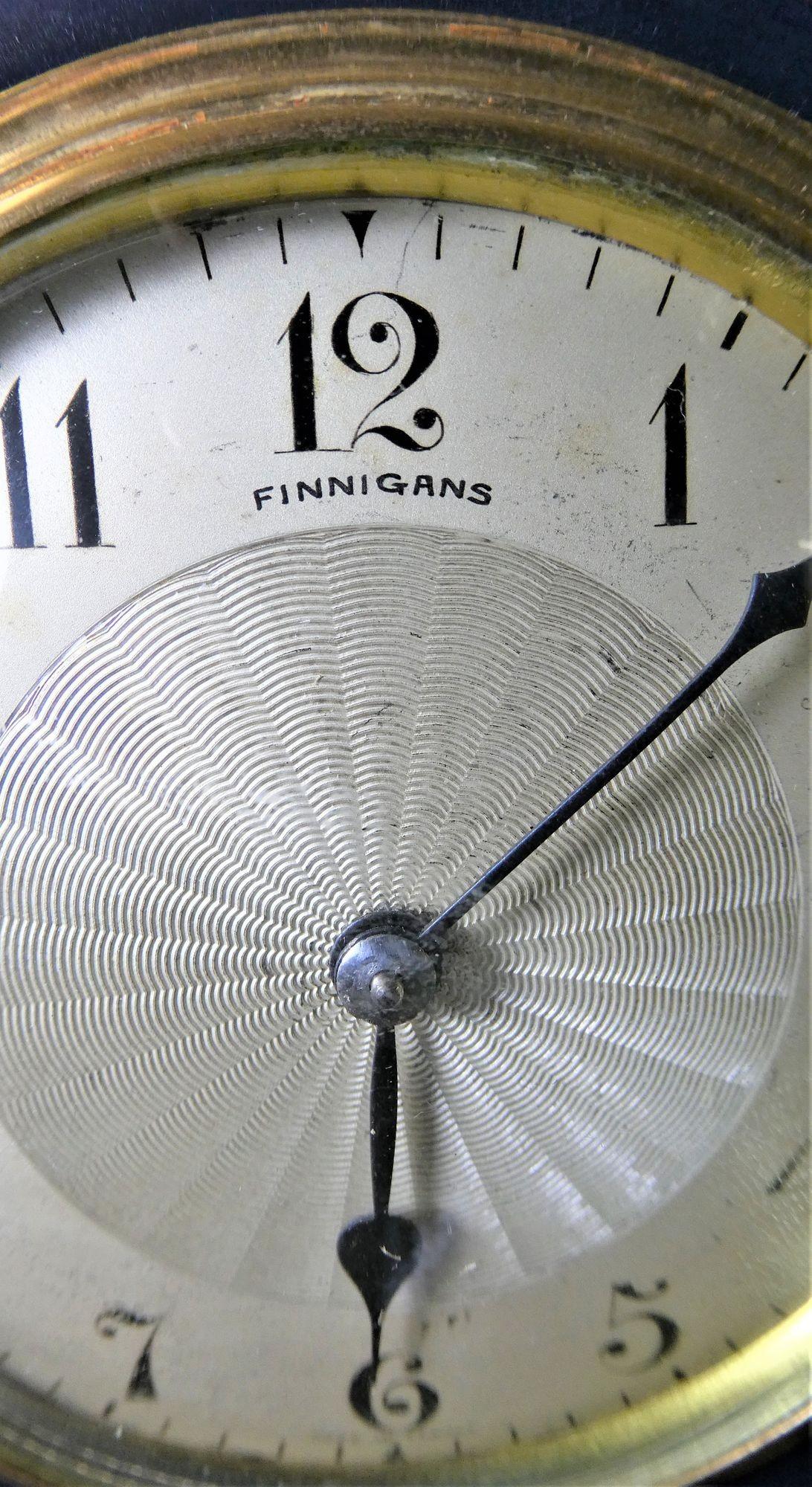 Edwardian Mantel Clock Signed Finnigans For Sale 1