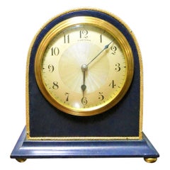 Pendule de cheminée édouardienne signée Finnigans