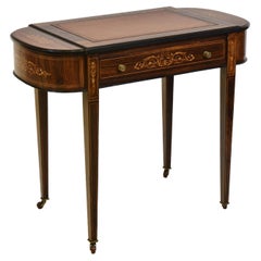 Antique Edwardian Maple & Co Rosewood Ladies Writing Table Desk