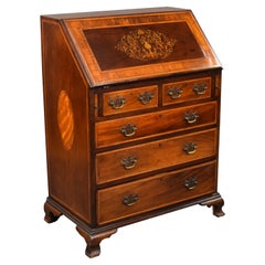 Edwardian Marquetry Bureau