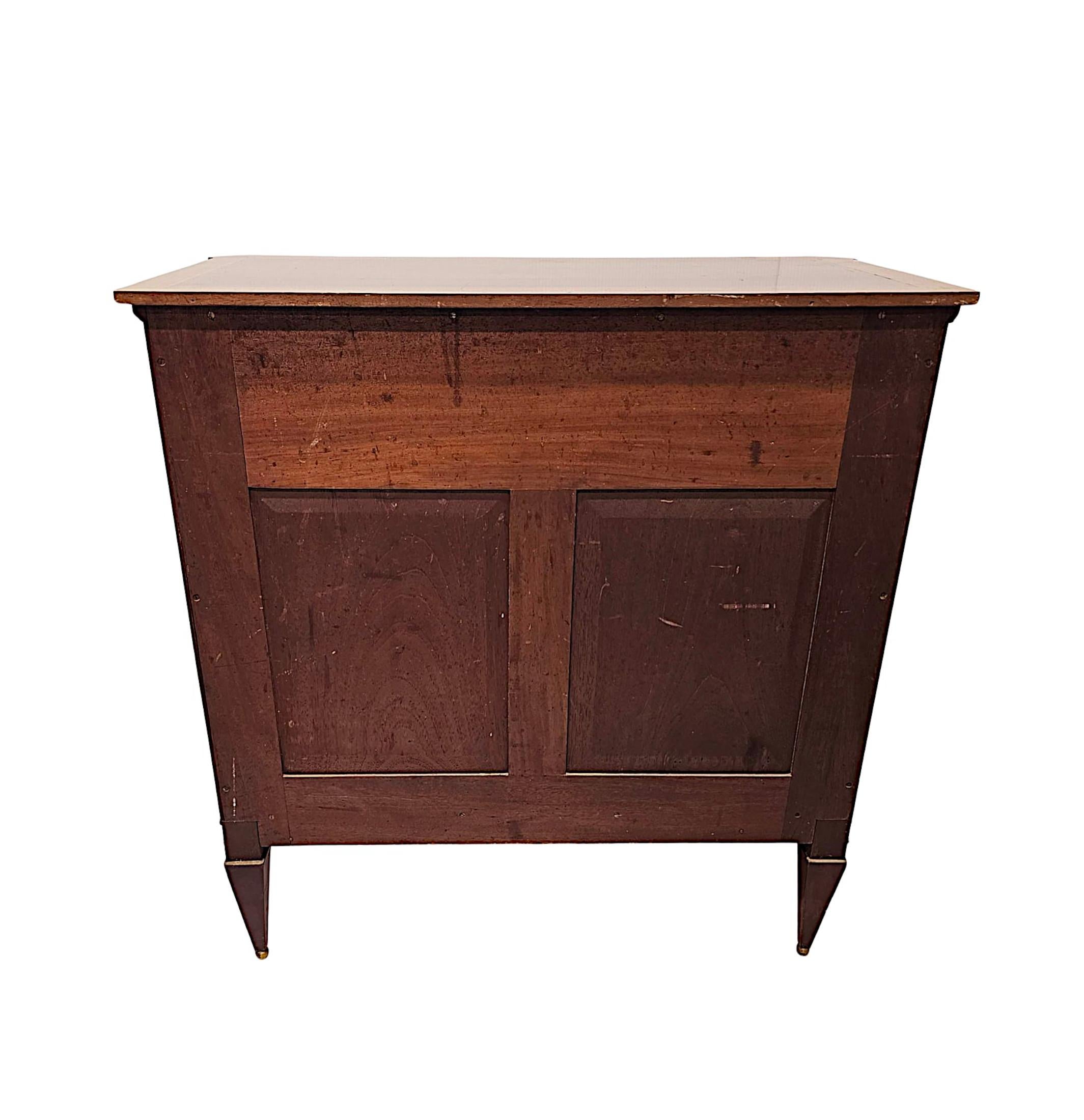 Edwardian Marquetry Inlaid and Hand Painted Cabinet after 'Edward and Roberts' For Sale 2