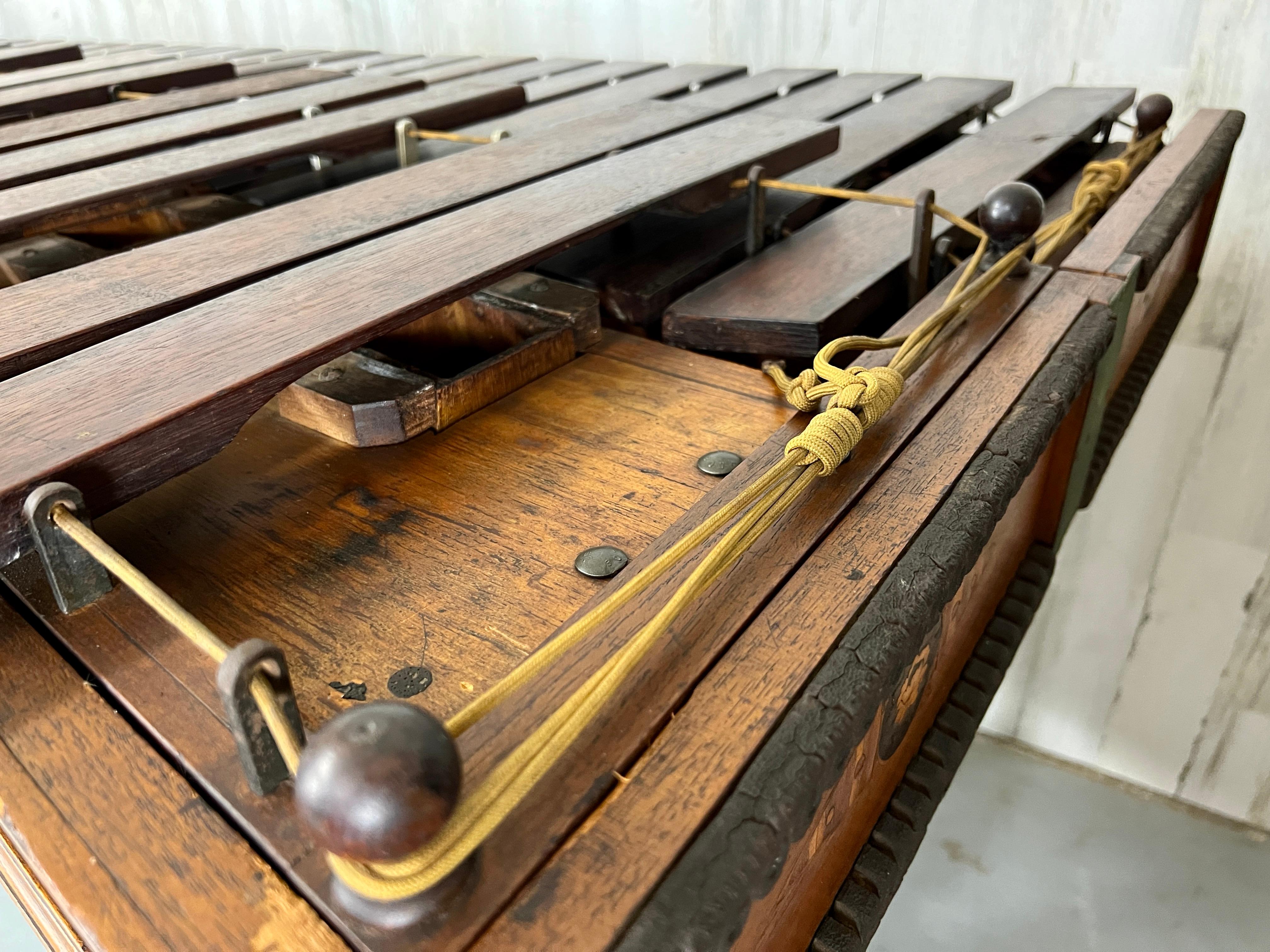 Edwardian Marquetry Marimba / Xylophone For Sale 1