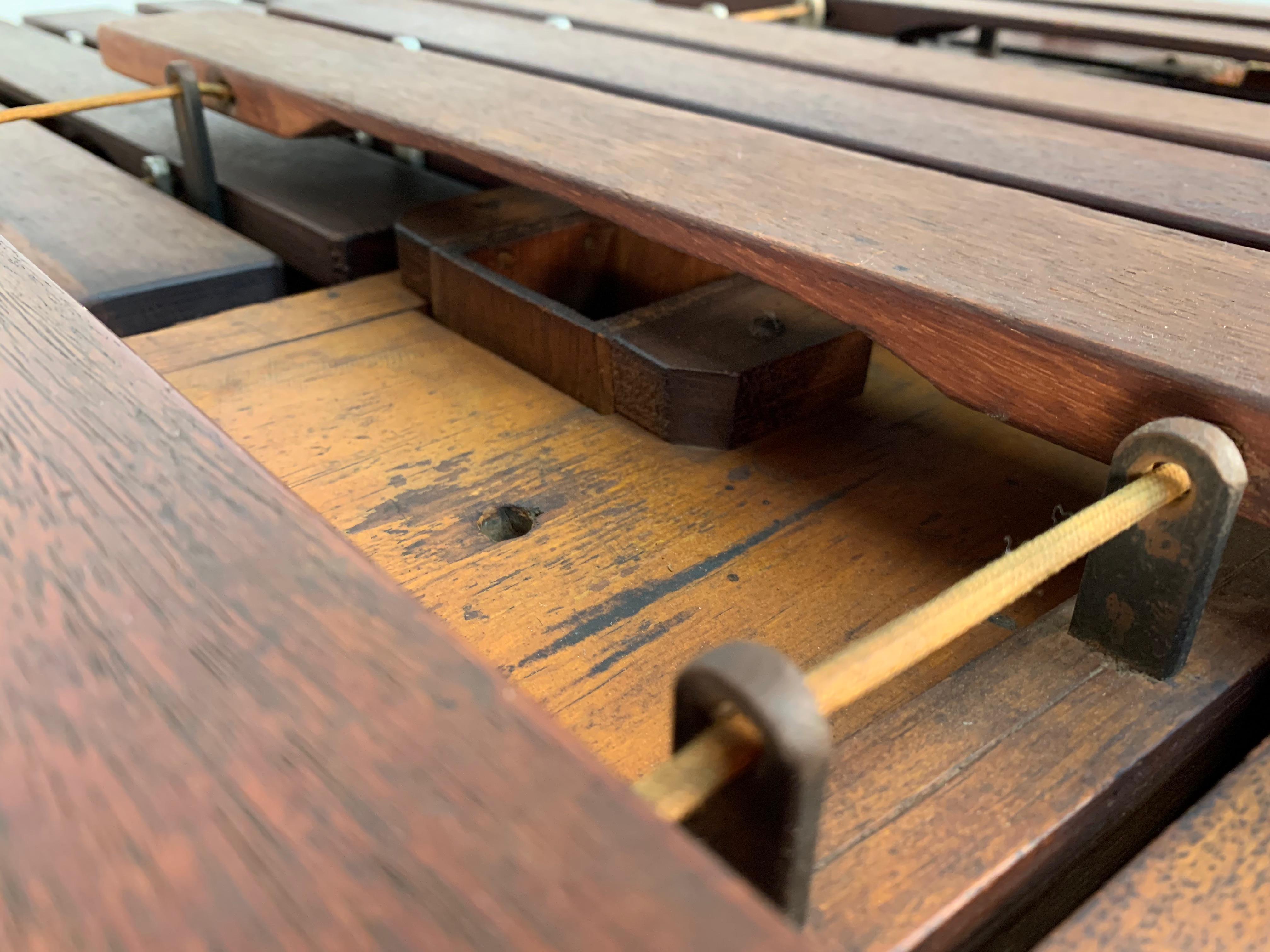 Edwardian Marquetry Marimba / Xylophone 2