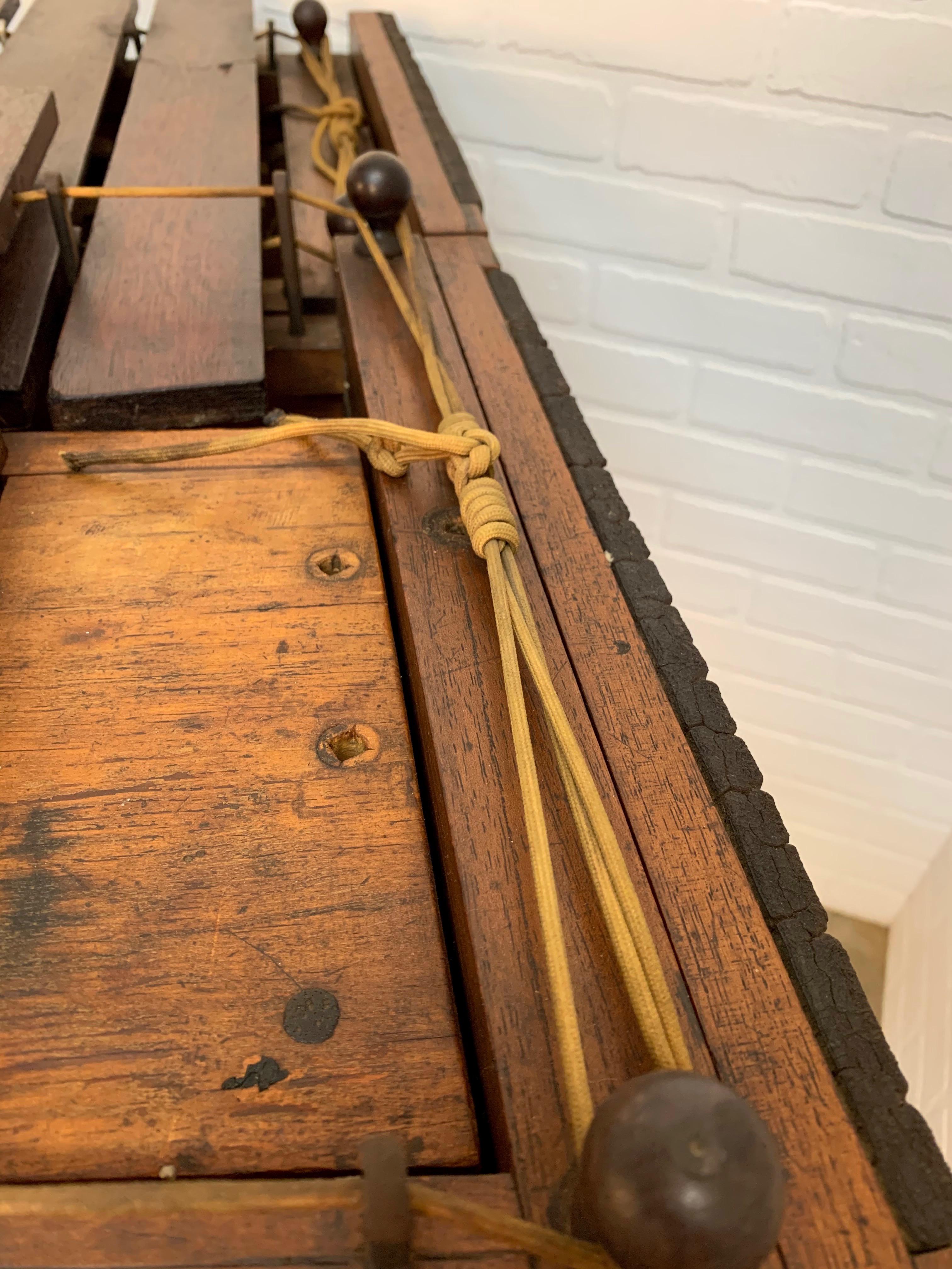 Edwardian Marquetry Marimba / Xylophone 3