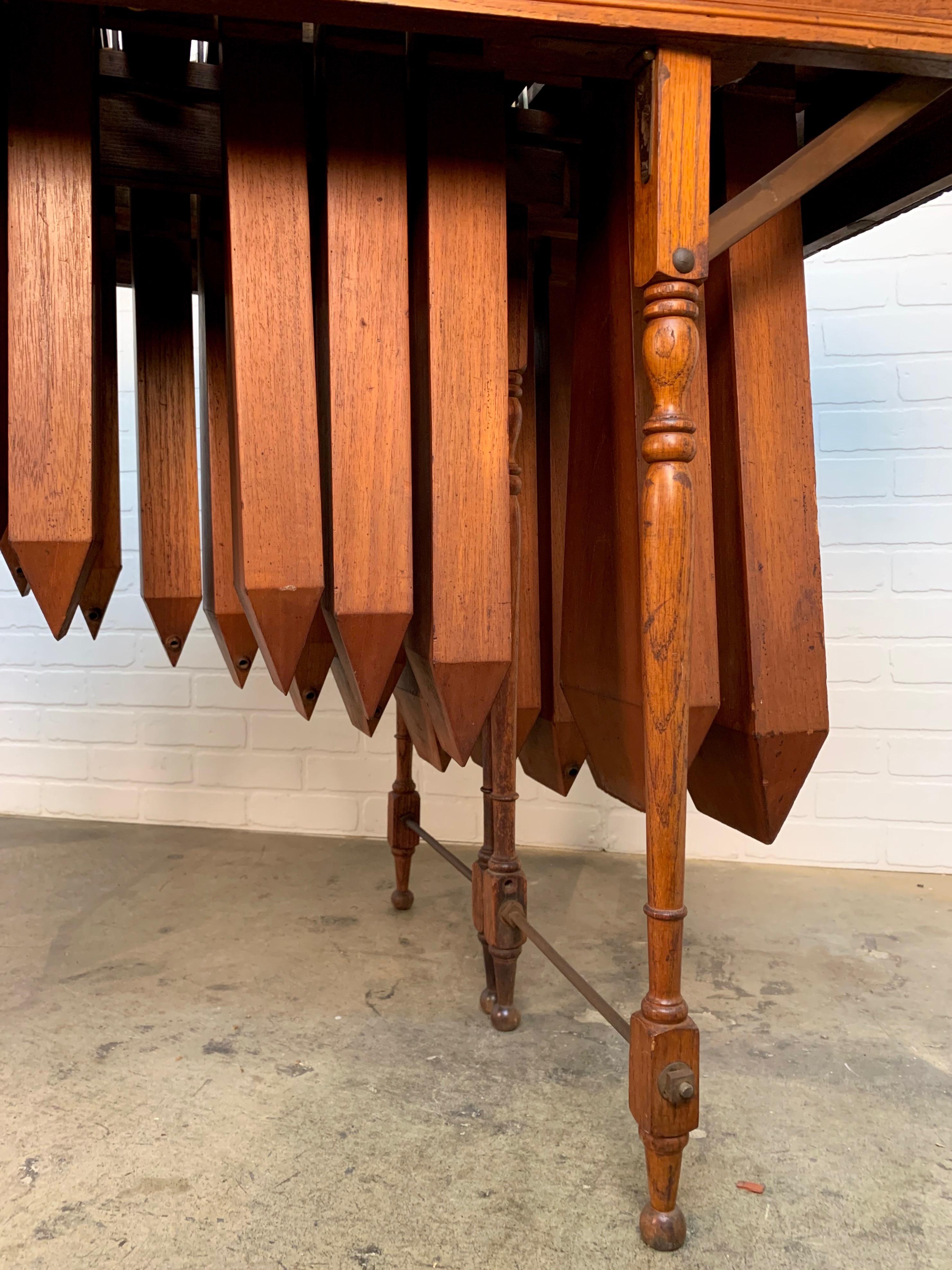 Edwardian Marquetry Marimba / Xylophone 4