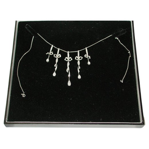 Edwardian Multi Diamond Necklace with Integral 18ct Gold Chain, Dated Circa 1910