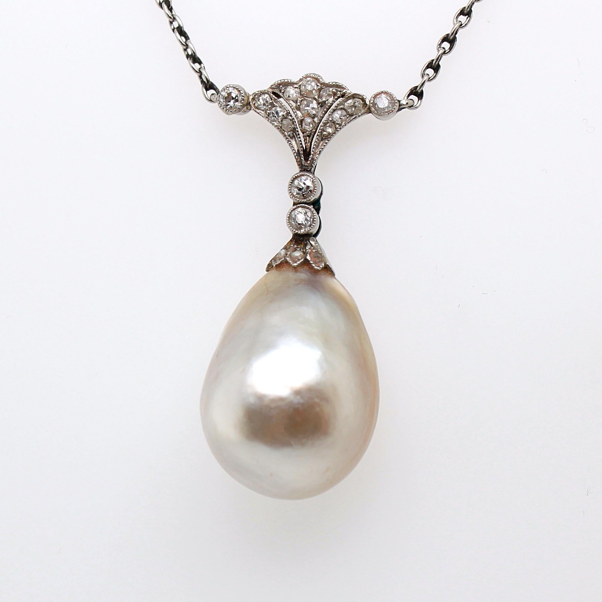 natural pearl pendant