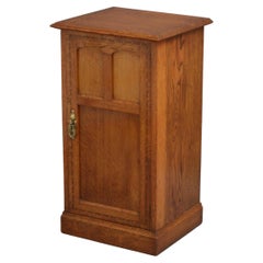 Antique Edwardian Oak Bedside Cabinet