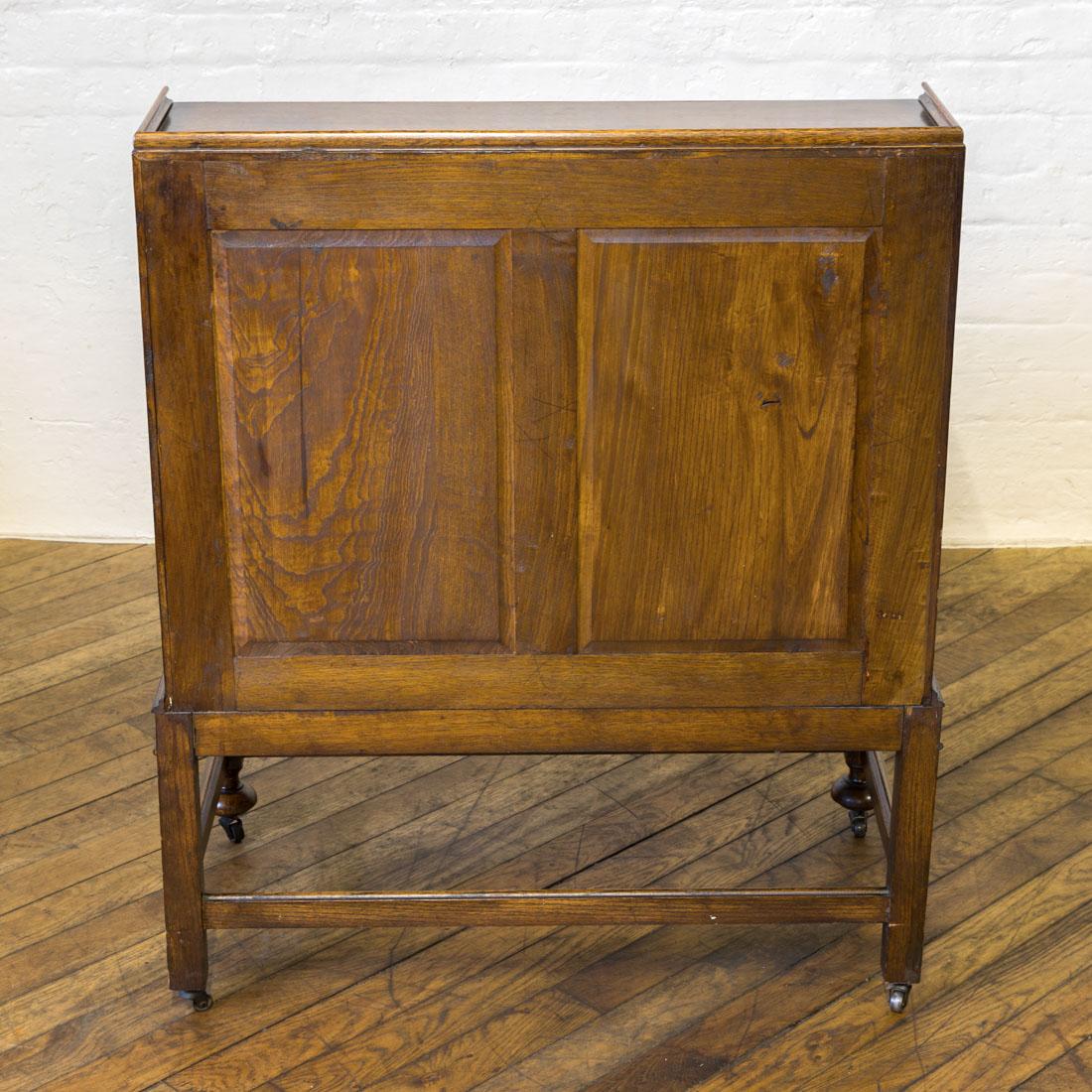 Edwardian Oak Bureau 4