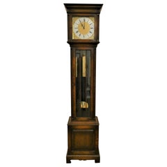 Edwardian Oak Csed Westminster Chiming Longcase Clock