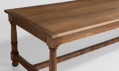 Edwardian Oak Dining Table