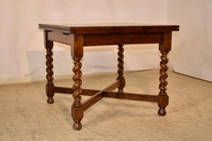 Edwardian Oak Draw-Leaf Table, Circa 1900