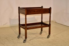 Edwardian Oak Drink Cart, Circa 1900