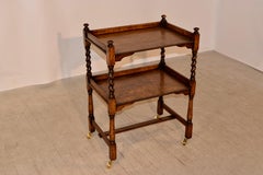 Edwardian Oak Drinks Cart, circa 1900