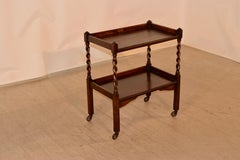 Edwardian Oak Drinks Cart, Circa 1900