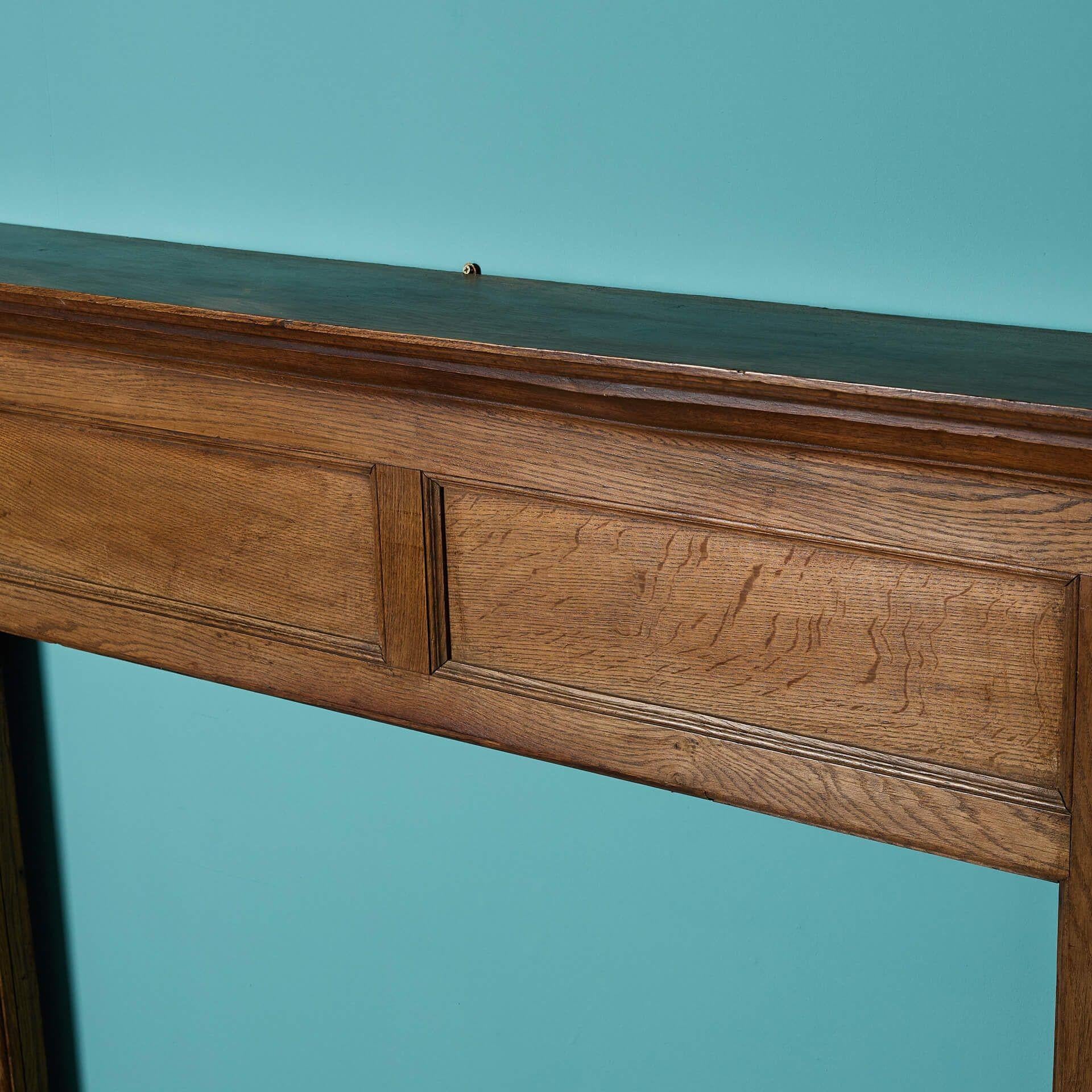 Cornice per caminetto Edwardian Oak In condizioni buone in vendita a Wormelow, Herefordshire