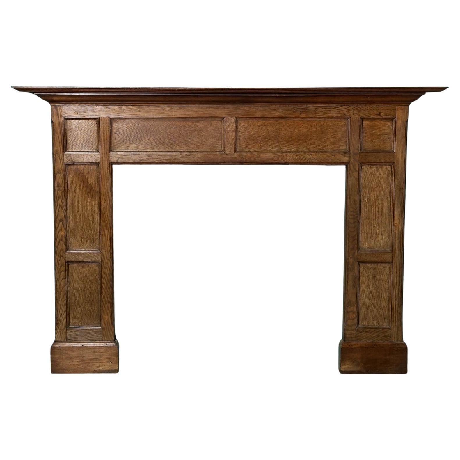Edwardian Oak Kaminumrandung