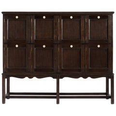 Edwardian Oak Lockers, circa 1900
