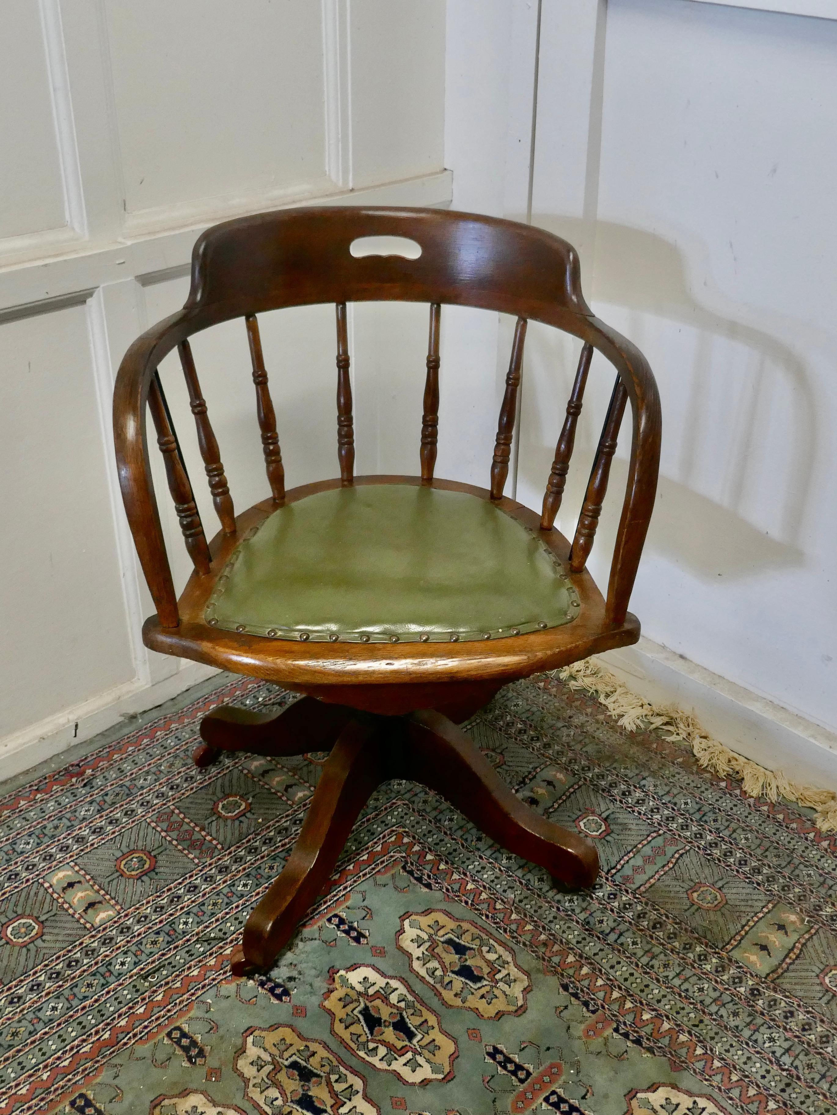 oak bow chair