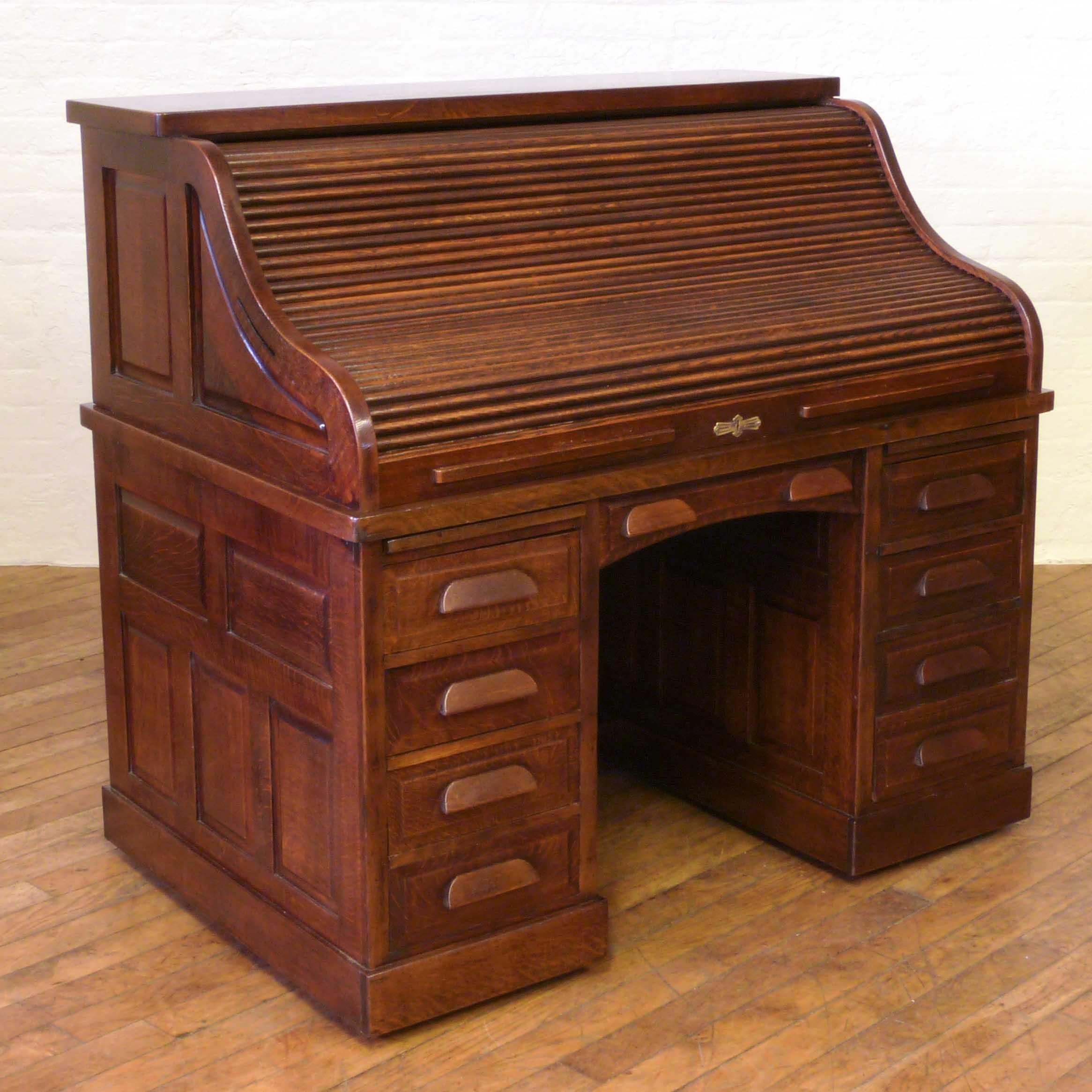 Edwardian Oak Roll Top Desk For Sale at 1stDibs roll top desk for
