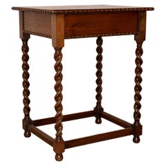 Edwardian Oak Side Table, circa 1900