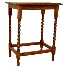 Edwardian Oak Side Table, Circa 1900