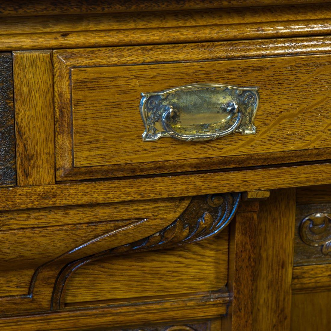 Edwardian Oak Sideboard 5