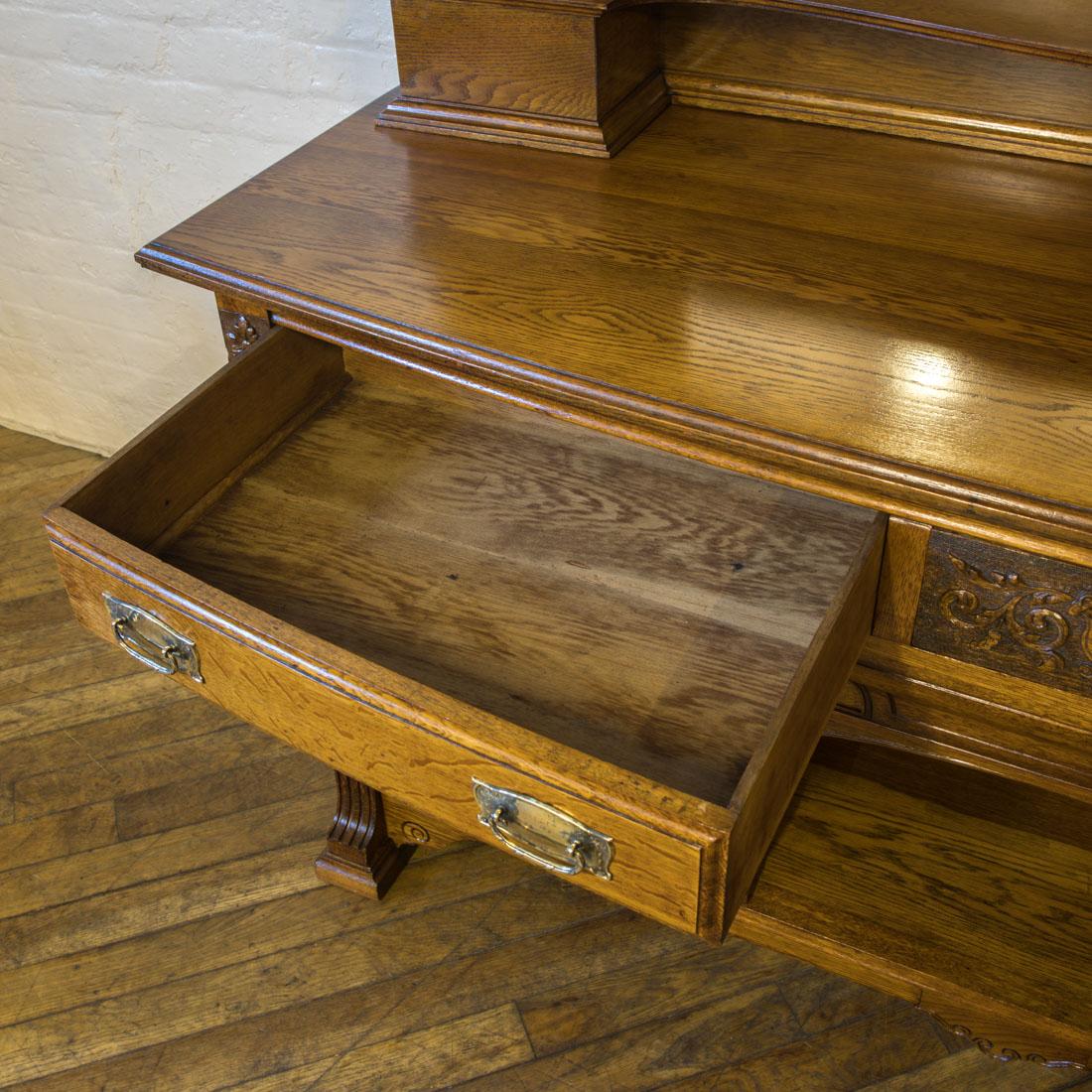 Edwardian Oak Sideboard 3